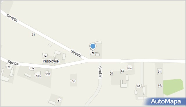Strobin, Strobin, 59, mapa Strobin
