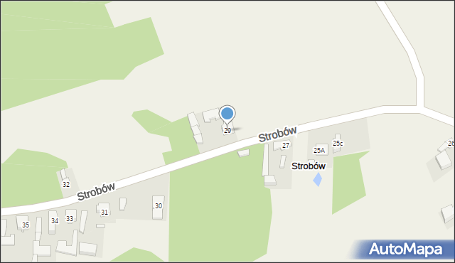 Strobów, Strobów, 29, mapa Strobów