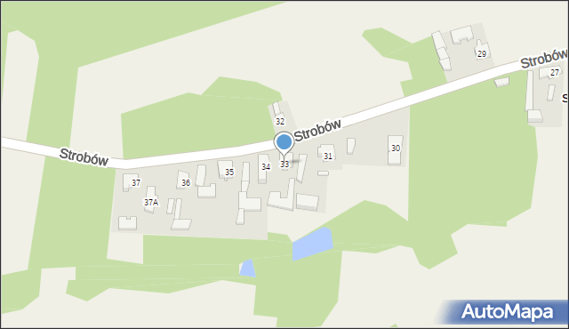 Strobów, Strobów, 33, mapa Strobów