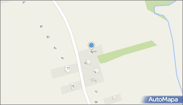 Strobów, Strobów, 78, mapa Strobów