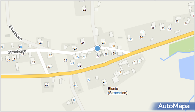 Strochcice, Strochcice, 27, mapa Strochcice