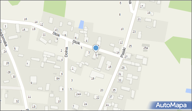 Stromiec, Stok, 1, mapa Stromiec