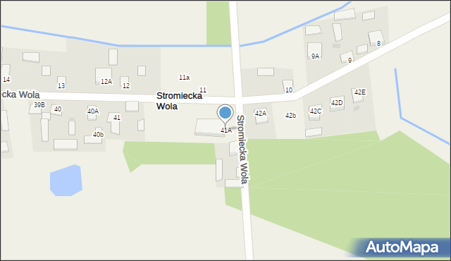 Stromiecka Wola, Stromiecka Wola, 41A, mapa Stromiecka Wola