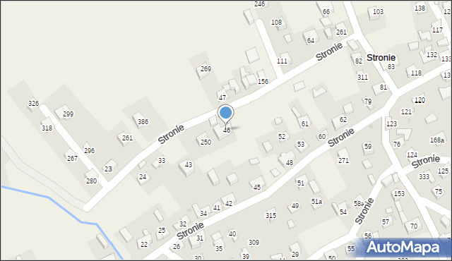 Stronie, Stronie, 46, mapa Stronie