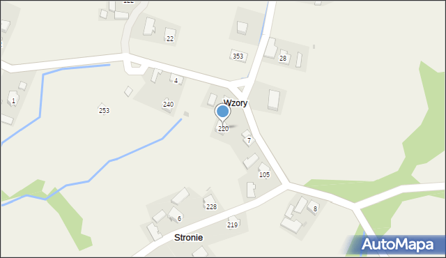 Stronie, Stronie, 220, mapa Stronie