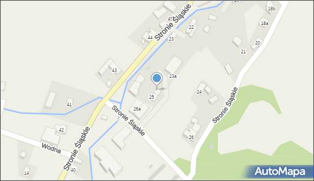 Stronie Śląskie, Stronie Śląskie, 25a, mapa Stronie Śląskie