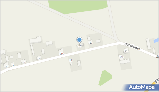 Stroniewice, Stroniewice, 12, mapa Stroniewice