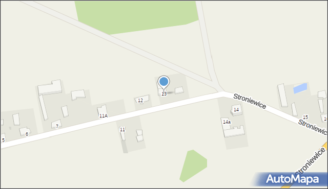 Stroniewice, Stroniewice, 13, mapa Stroniewice