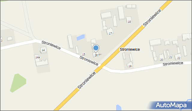 Stroniewice, Stroniewice, 16, mapa Stroniewice