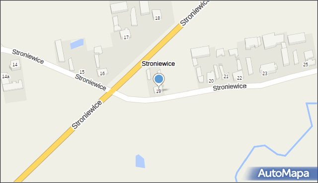 Stroniewice, Stroniewice, 19, mapa Stroniewice