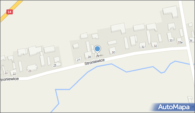 Stroniewice, Stroniewice, 29, mapa Stroniewice