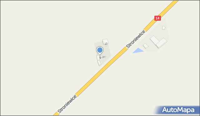 Stroniewice, Stroniewice, 9, mapa Stroniewice