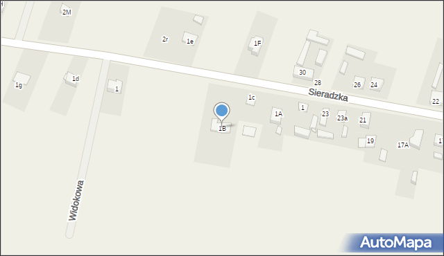 Strońsko, Strońsko, 1B, mapa Strońsko