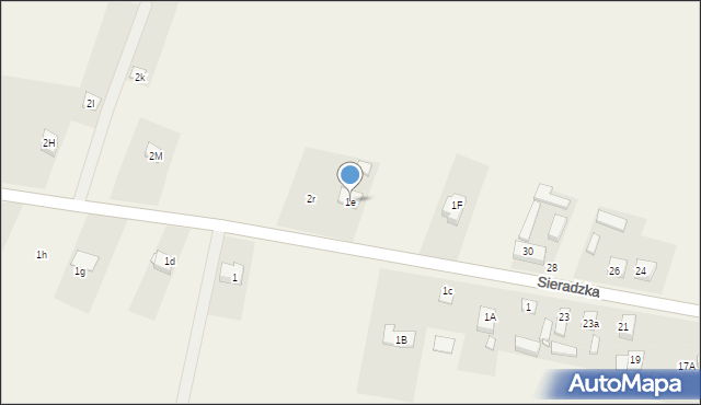 Strońsko, Strońsko, 1e, mapa Strońsko