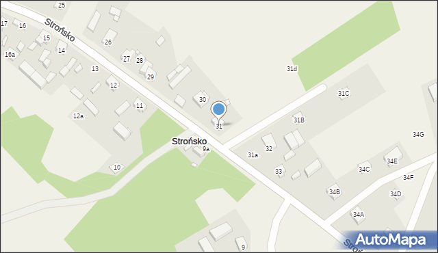Strońsko, Strońsko, 31, mapa Strońsko