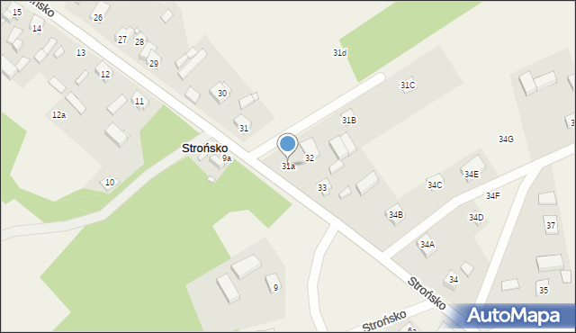 Strońsko, Strońsko, 31a, mapa Strońsko