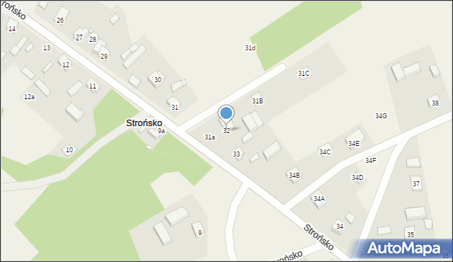 Strońsko, Strońsko, 32, mapa Strońsko