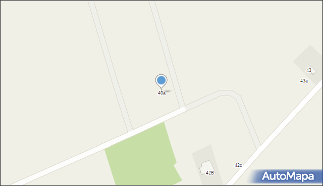 Strońsko, Strońsko, 40a, mapa Strońsko