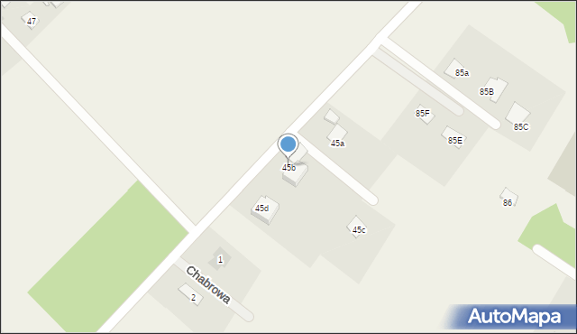 Strońsko, Strońsko, 45b, mapa Strońsko