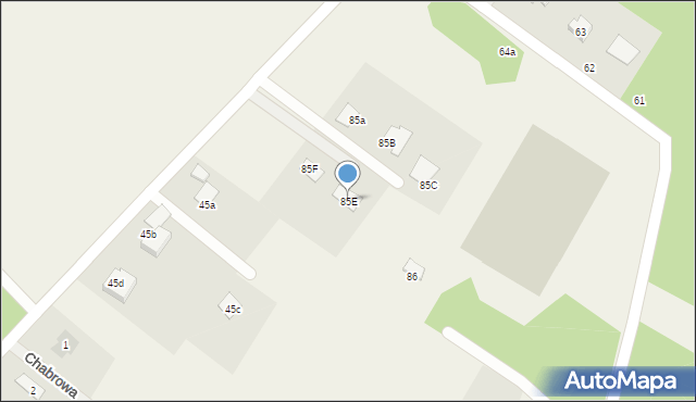 Strońsko, Strońsko, 85E, mapa Strońsko