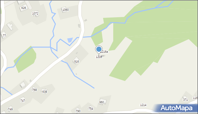 Stróża, Stróża, 1216, mapa Stróża