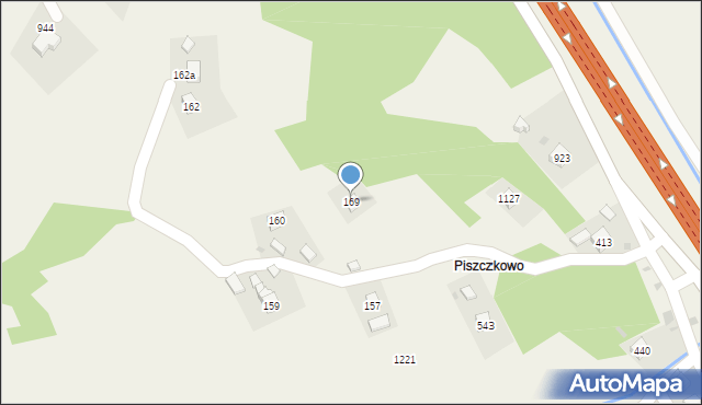 Stróża, Stróża, 169, mapa Stróża