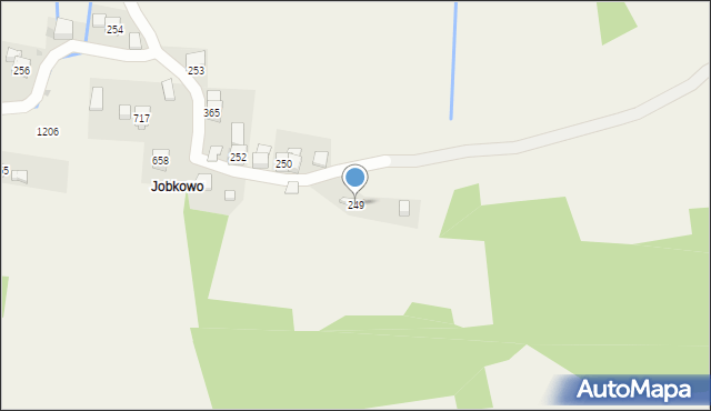 Stróża, Stróża, 249, mapa Stróża