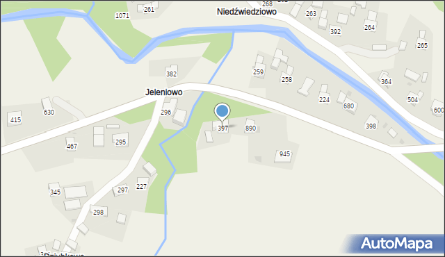 Stróża, Stróża, 397, mapa Stróża