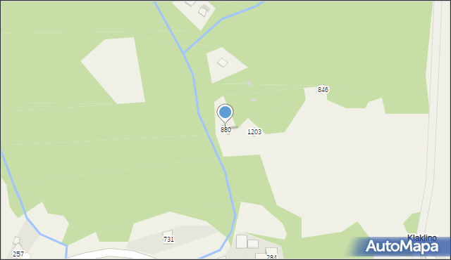 Stróża, Stróża, 880, mapa Stróża