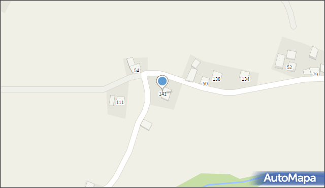 Stróża, Stróża, 141, mapa Stróża