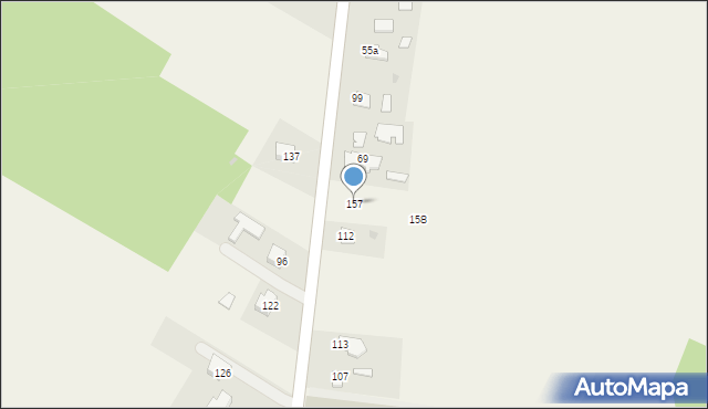 Stróże, Stróże, 157, mapa Stróże