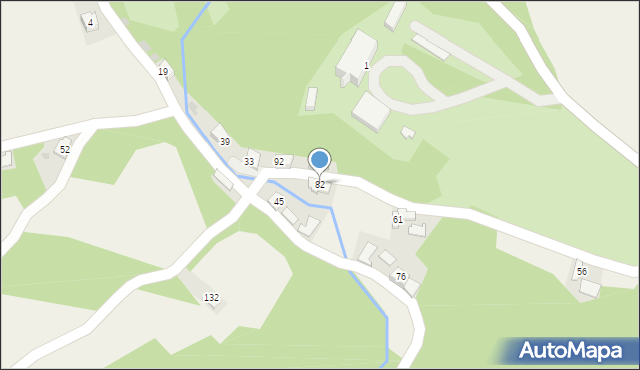 Stróże, Stróże, 82, mapa Stróże