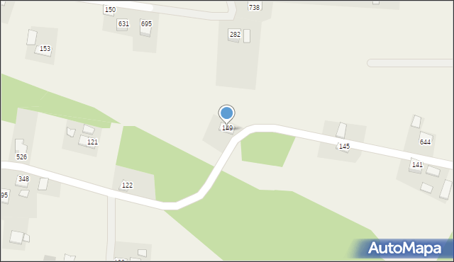 Stróże, Stróże, 149, mapa Stróże