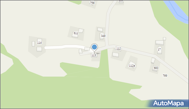 Stróże, Stróże, 647, mapa Stróże