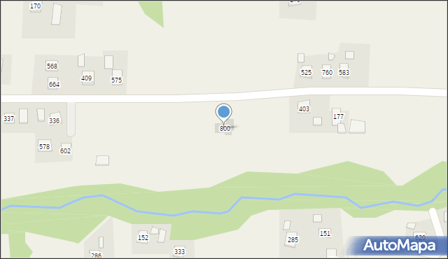 Stróże, Stróże, 800, mapa Stróże