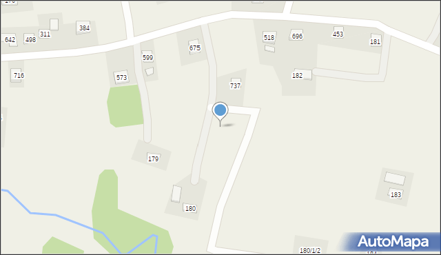 Stróże, Stróże, 833, mapa Stróże