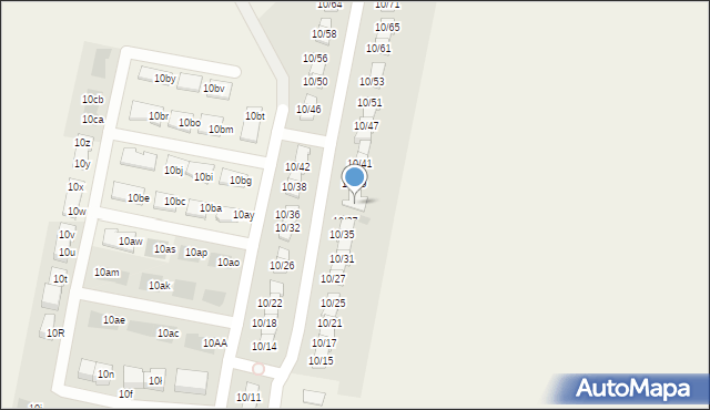 Stróżewko, Stróżewko, 10/39, mapa Stróżewko