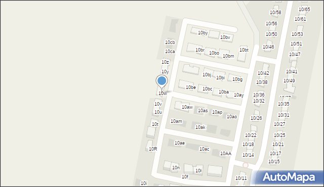 Stróżewko, Stróżewko, 10w, mapa Stróżewko