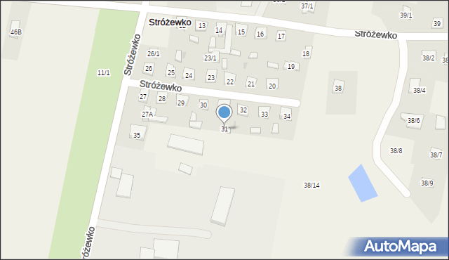 Stróżewko, Stróżewko, 31, mapa Stróżewko