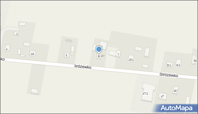 Stróżewko, Stróżewko, 6, mapa Stróżewko
