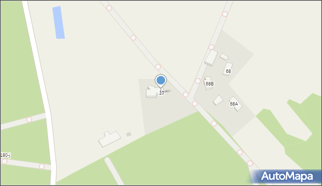 Stróżewko, Stróżewko, 10, mapa Stróżewko