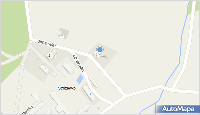 Stróżewko, Stróżewko, 4/1, mapa Stróżewko