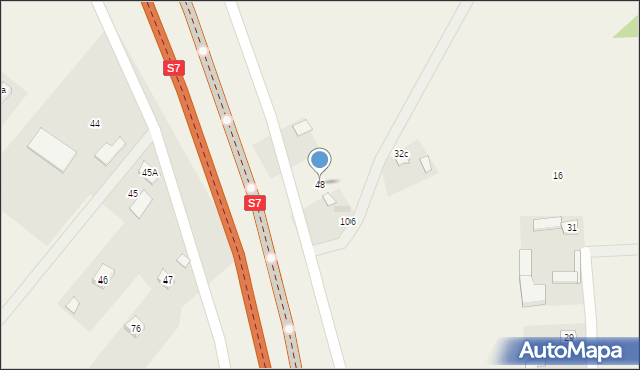 Stróżewo, Stróżewo, 48, mapa Stróżewo