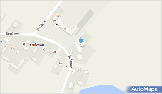 Stróżewo, Stróżewo, 7A, mapa Stróżewo