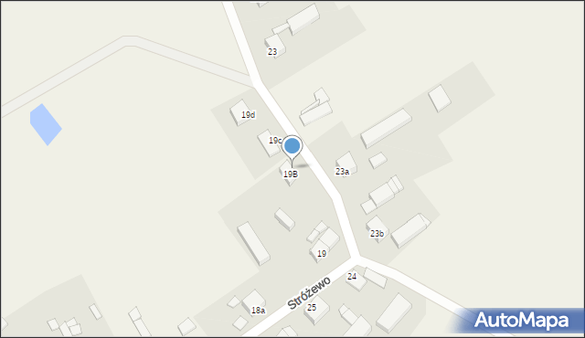 Stróżewo, Stróżewo, 19B, mapa Stróżewo