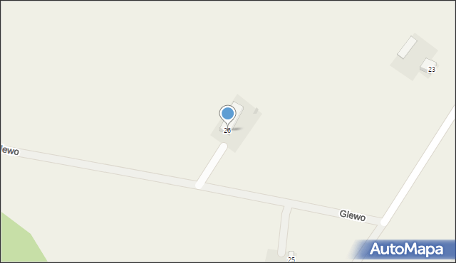 Stróżewo, Stróżewo, 26, mapa Stróżewo