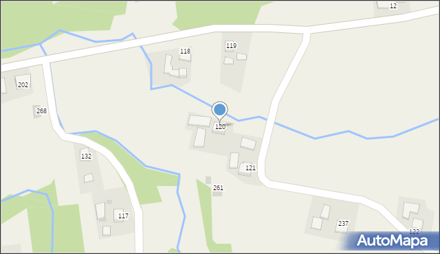 Stróżna, Stróżna, 120, mapa Stróżna