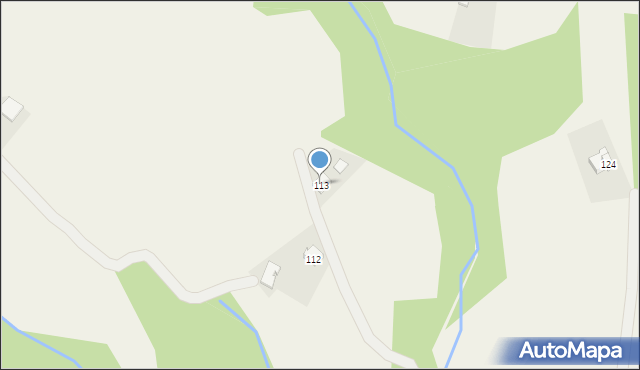 Stróżówka, Stróżówka, 113, mapa Stróżówka