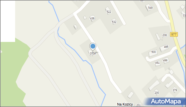 Stróżówka, Stróżówka, 202a, mapa Stróżówka