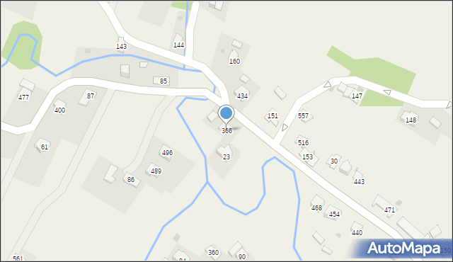 Stróżówka, Stróżówka, 366, mapa Stróżówka